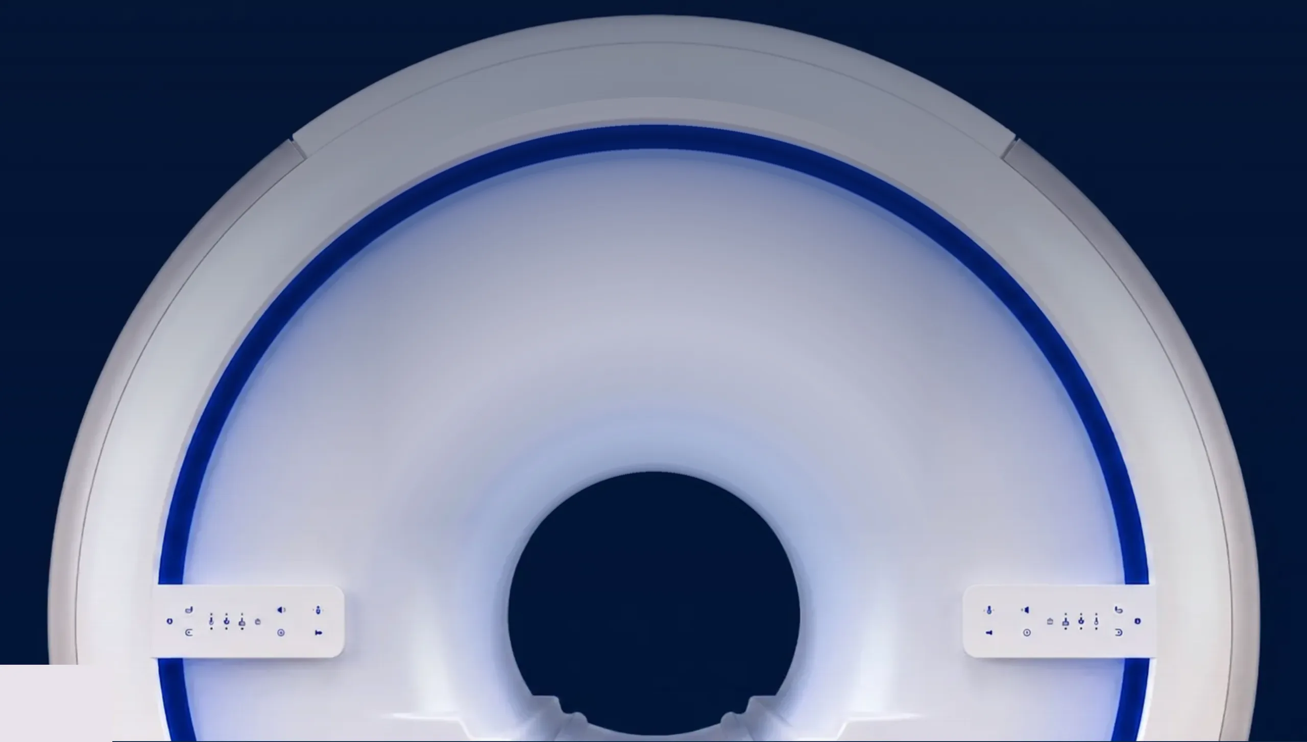 MRI scanner at Executive Health, seen from above